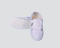 PVC white TC four hole shoes YY-B4013-1