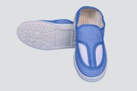 PVC蓝TC双孔网眼鞋YY-B4010-2